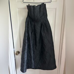 Entro Elegant Black Strapless Dress size Large